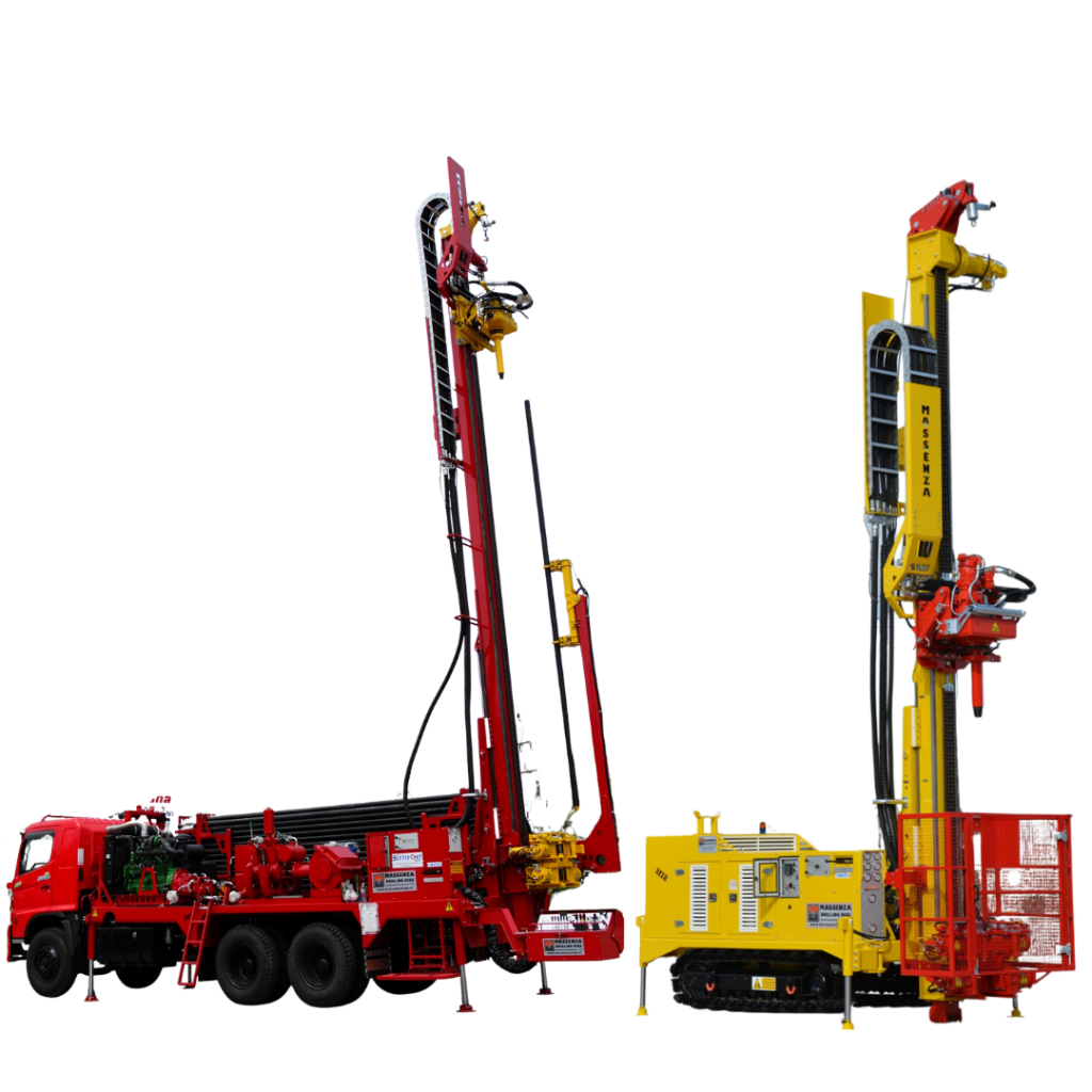 MI8 Massenza Drill Rigs on transparent background