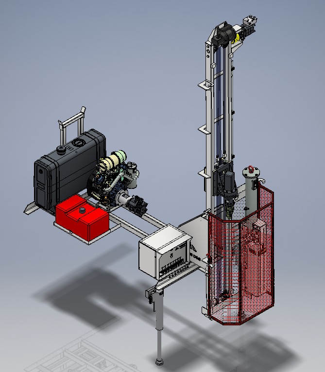 McCulloch DR10 Auger Rig Render 1
