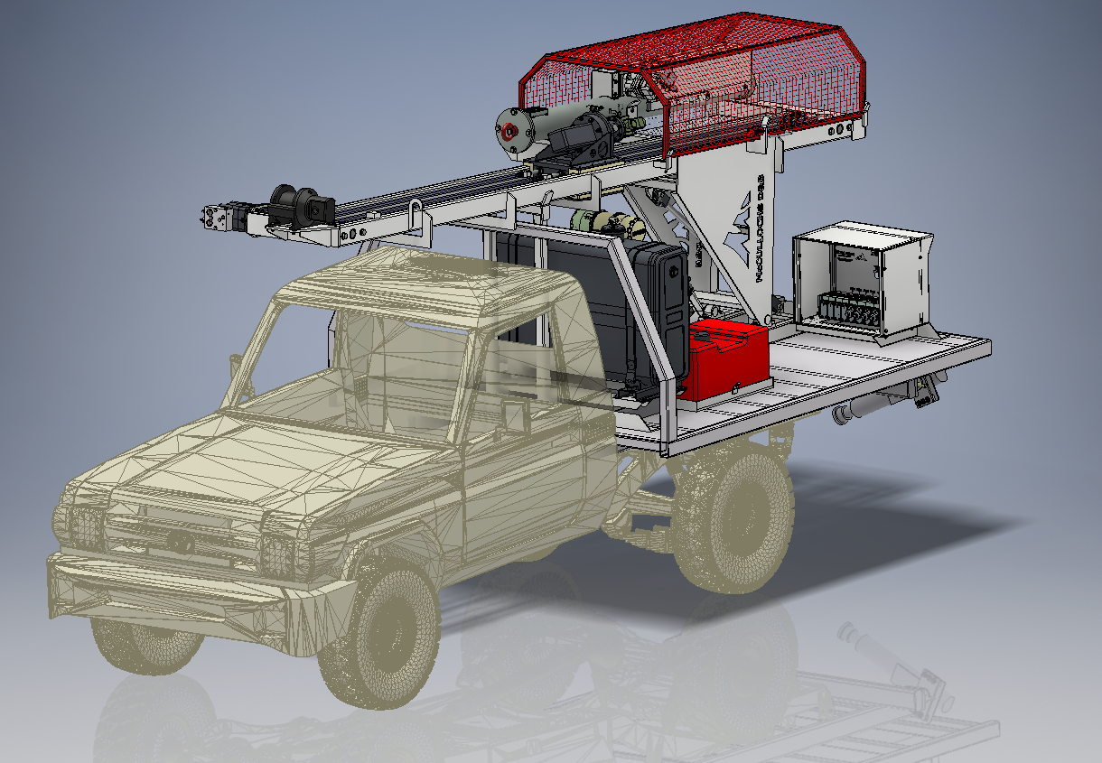 McCulloch DR10 Auger Rig Render 1
